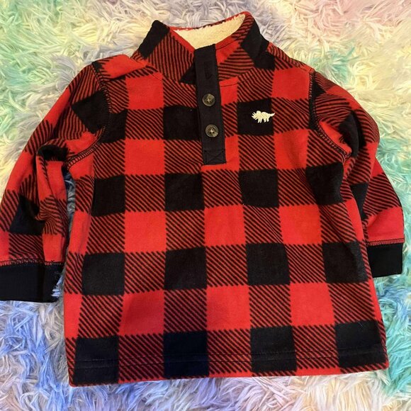Baby Boy Fleece Sweatshirt 12 Months - Picture 1 of 5